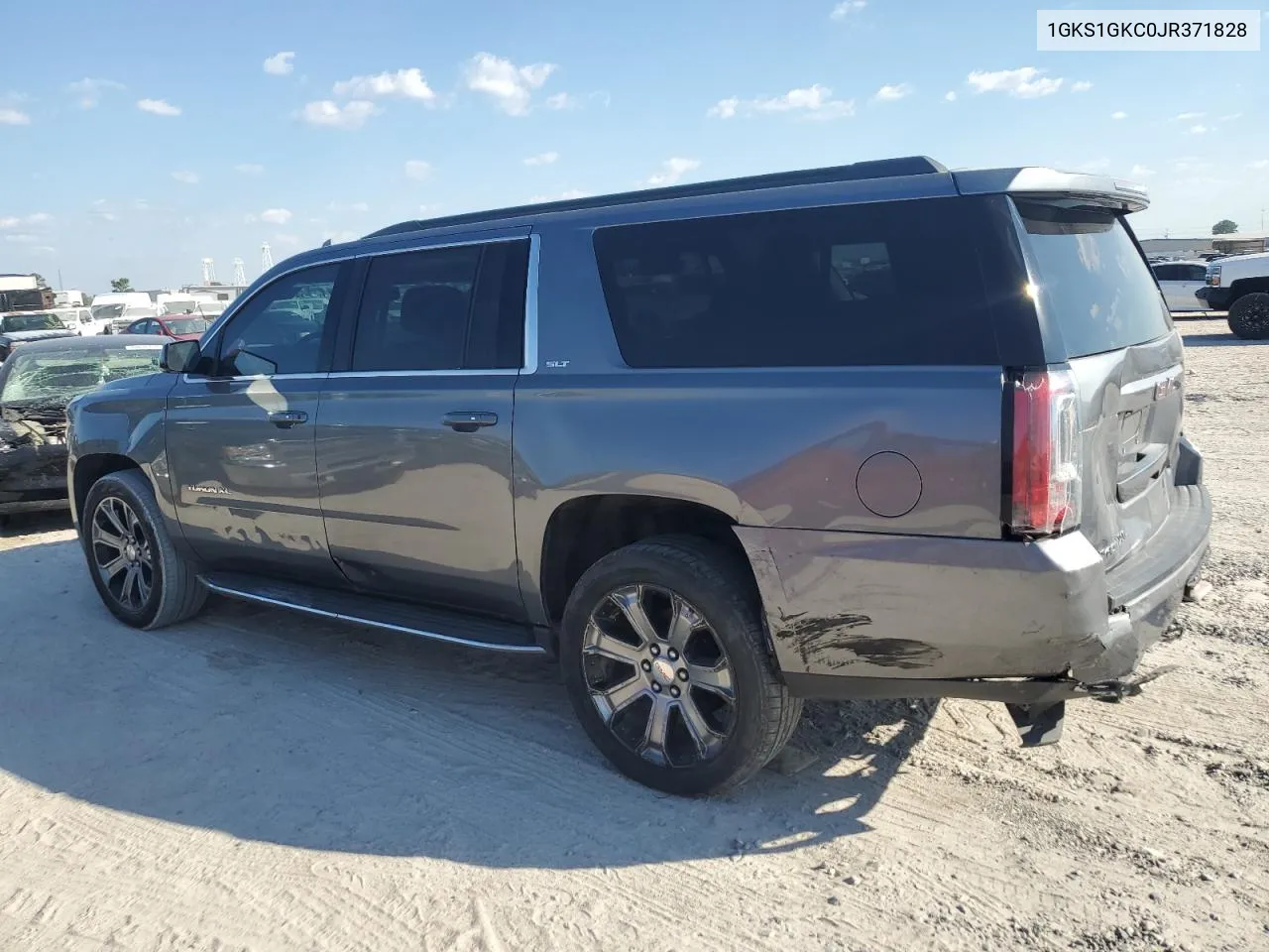 2018 GMC Yukon Xl C1500 Slt VIN: 1GKS1GKC0JR371828 Lot: 75247384