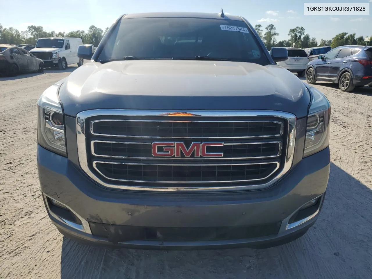 2018 GMC Yukon Xl C1500 Slt VIN: 1GKS1GKC0JR371828 Lot: 75247384