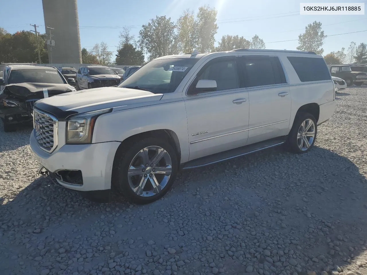 2018 GMC Yukon Xl Denali VIN: 1GKS2HKJ6JR118885 Lot: 75456674