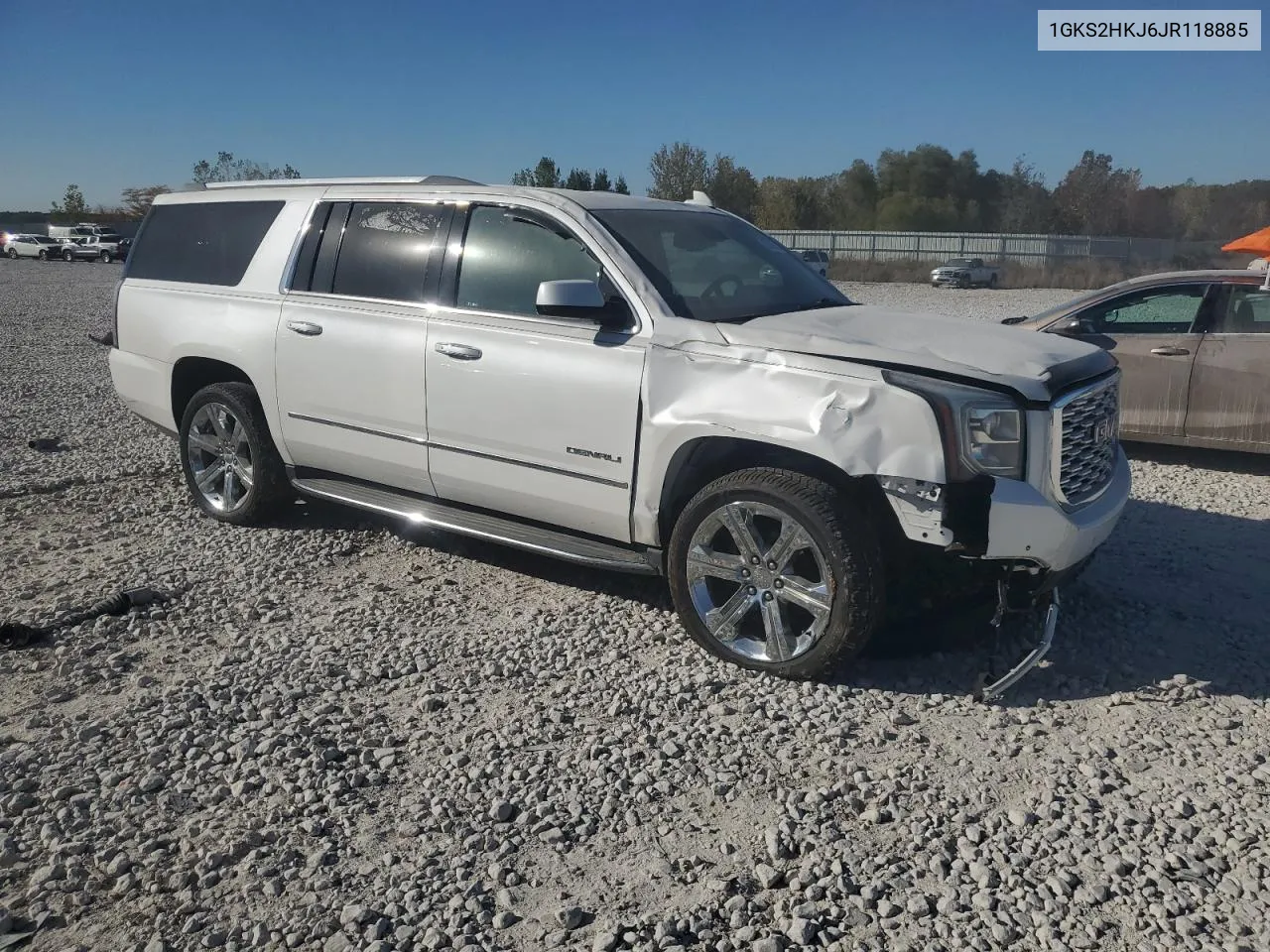 2018 GMC Yukon Xl Denali VIN: 1GKS2HKJ6JR118885 Lot: 75456674