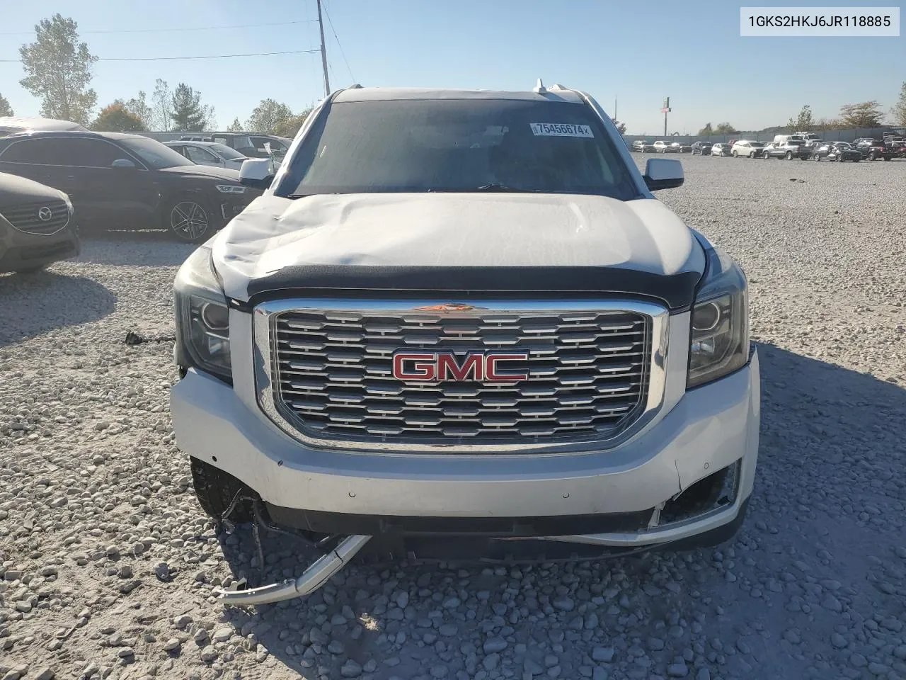 2018 GMC Yukon Xl Denali VIN: 1GKS2HKJ6JR118885 Lot: 75456674