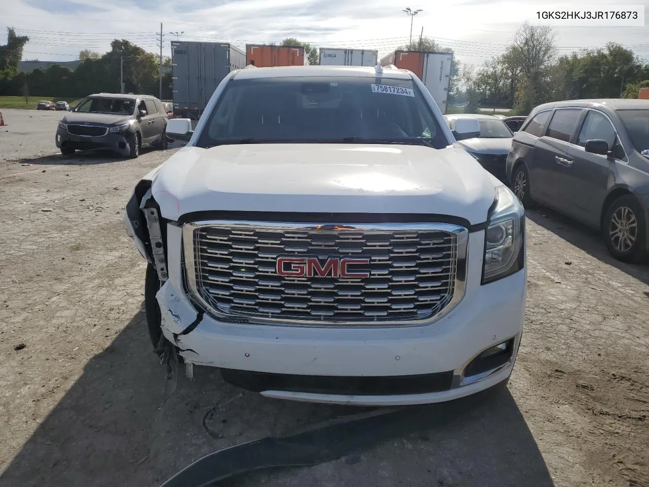 2018 GMC Yukon Xl Denali VIN: 1GKS2HKJ3JR176873 Lot: 75817234