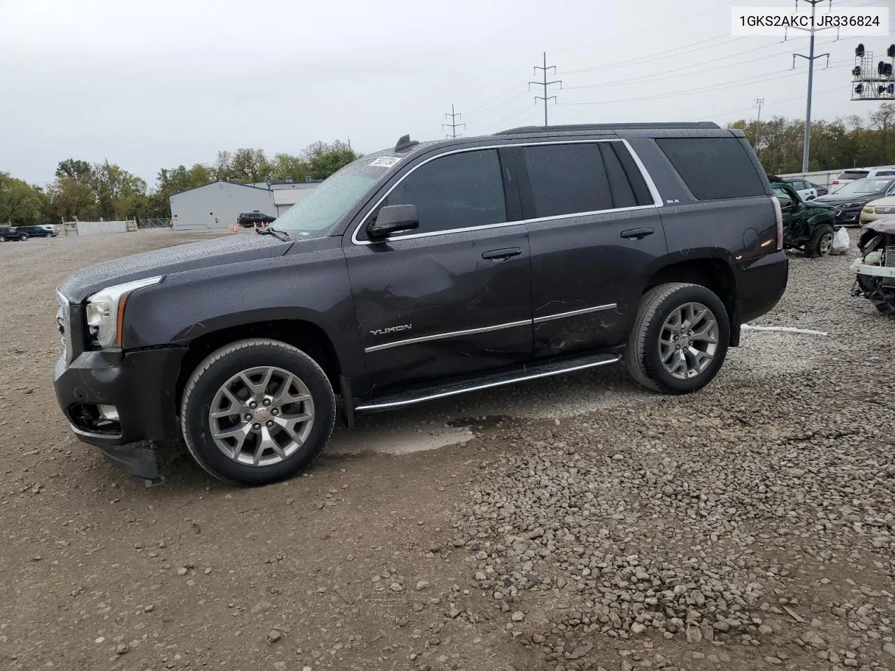 2018 GMC Yukon Sle VIN: 1GKS2AKC1JR336824 Lot: 75837734