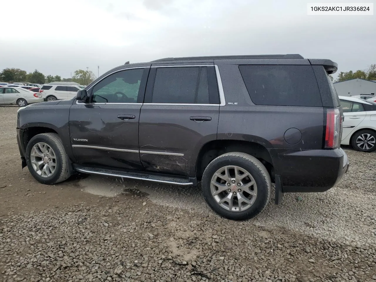 2018 GMC Yukon Sle VIN: 1GKS2AKC1JR336824 Lot: 75837734