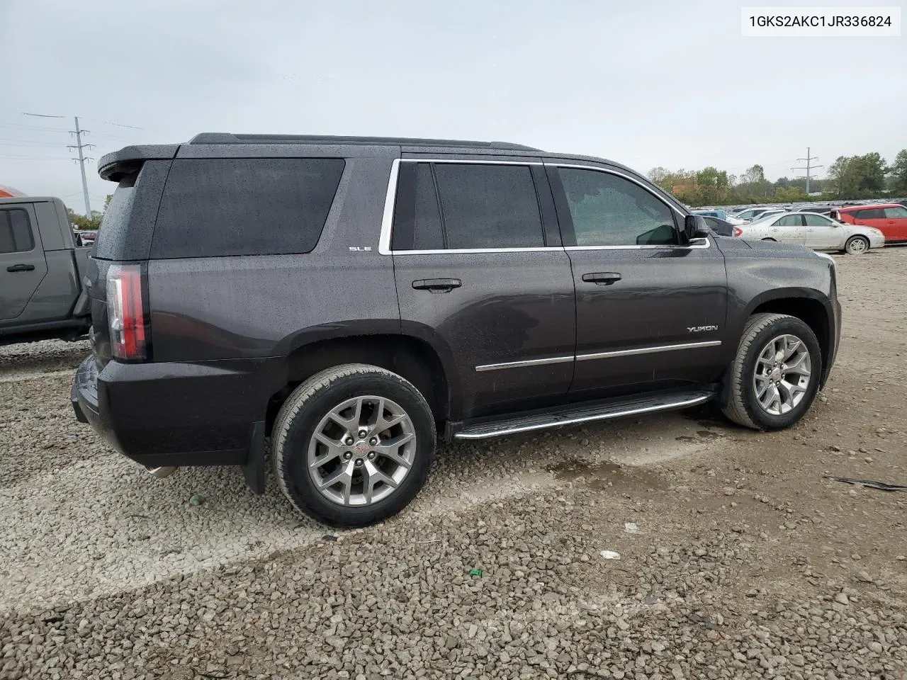 2018 GMC Yukon Sle VIN: 1GKS2AKC1JR336824 Lot: 75837734