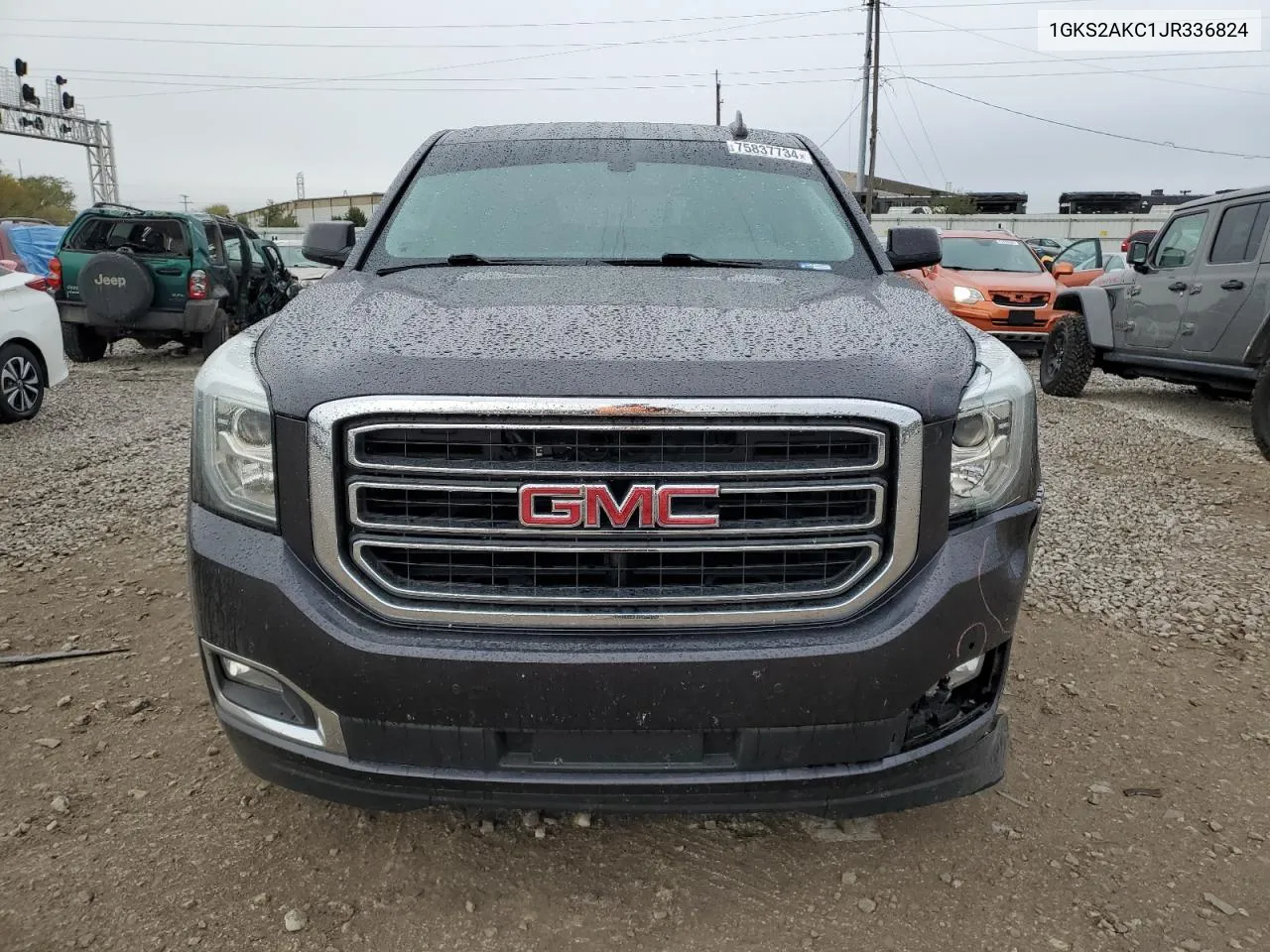 2018 GMC Yukon Sle VIN: 1GKS2AKC1JR336824 Lot: 75837734