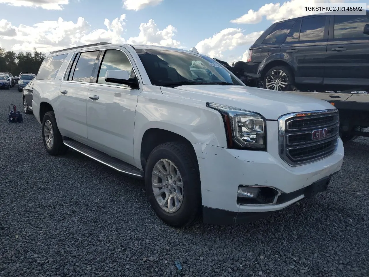 2018 GMC Yukon Xl C1500 Sle VIN: 1GKS1FKC2JR146692 Lot: 76155694