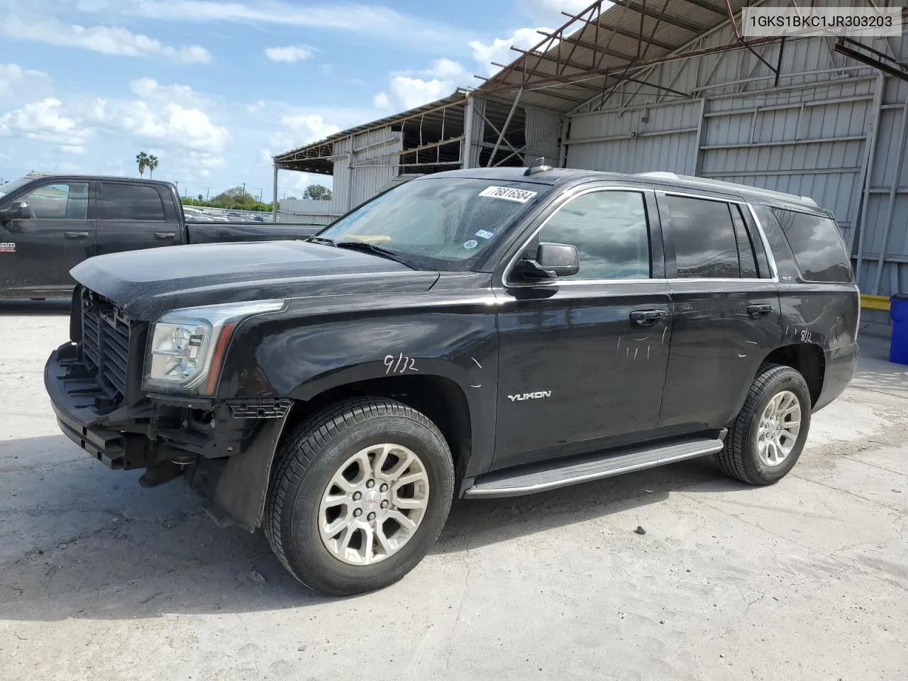 2018 GMC Yukon Slt VIN: 1GKS1BKC1JR303203 Lot: 76816584