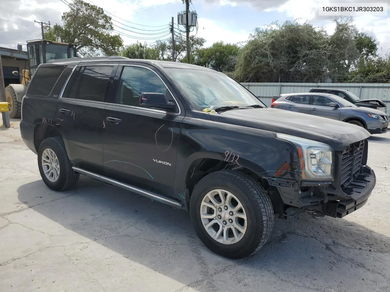 2018 GMC Yukon Slt VIN: 1GKS1BKC1JR303203 Lot: 76816584