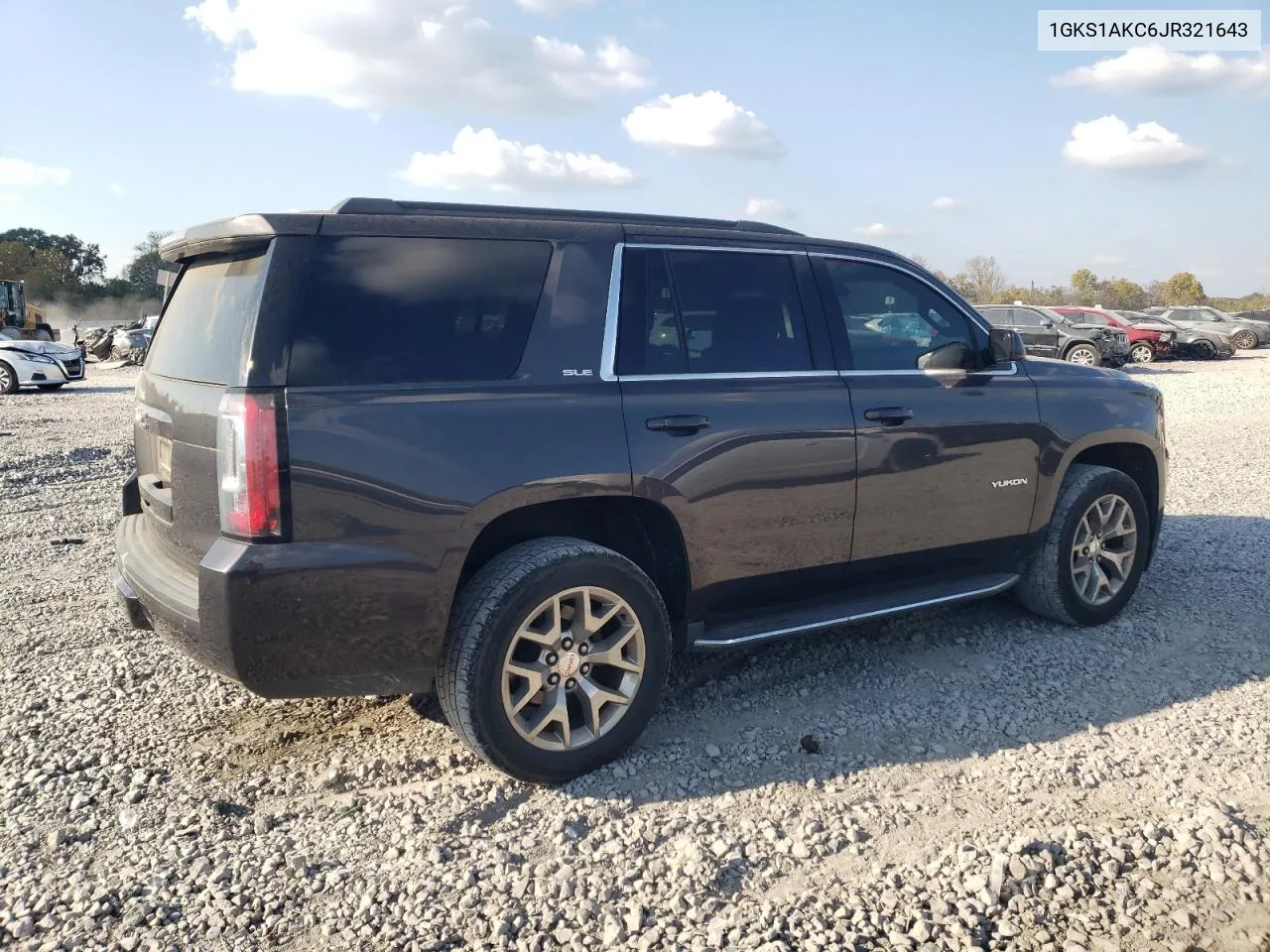 2018 GMC Yukon Sle VIN: 1GKS1AKC6JR321643 Lot: 77751114