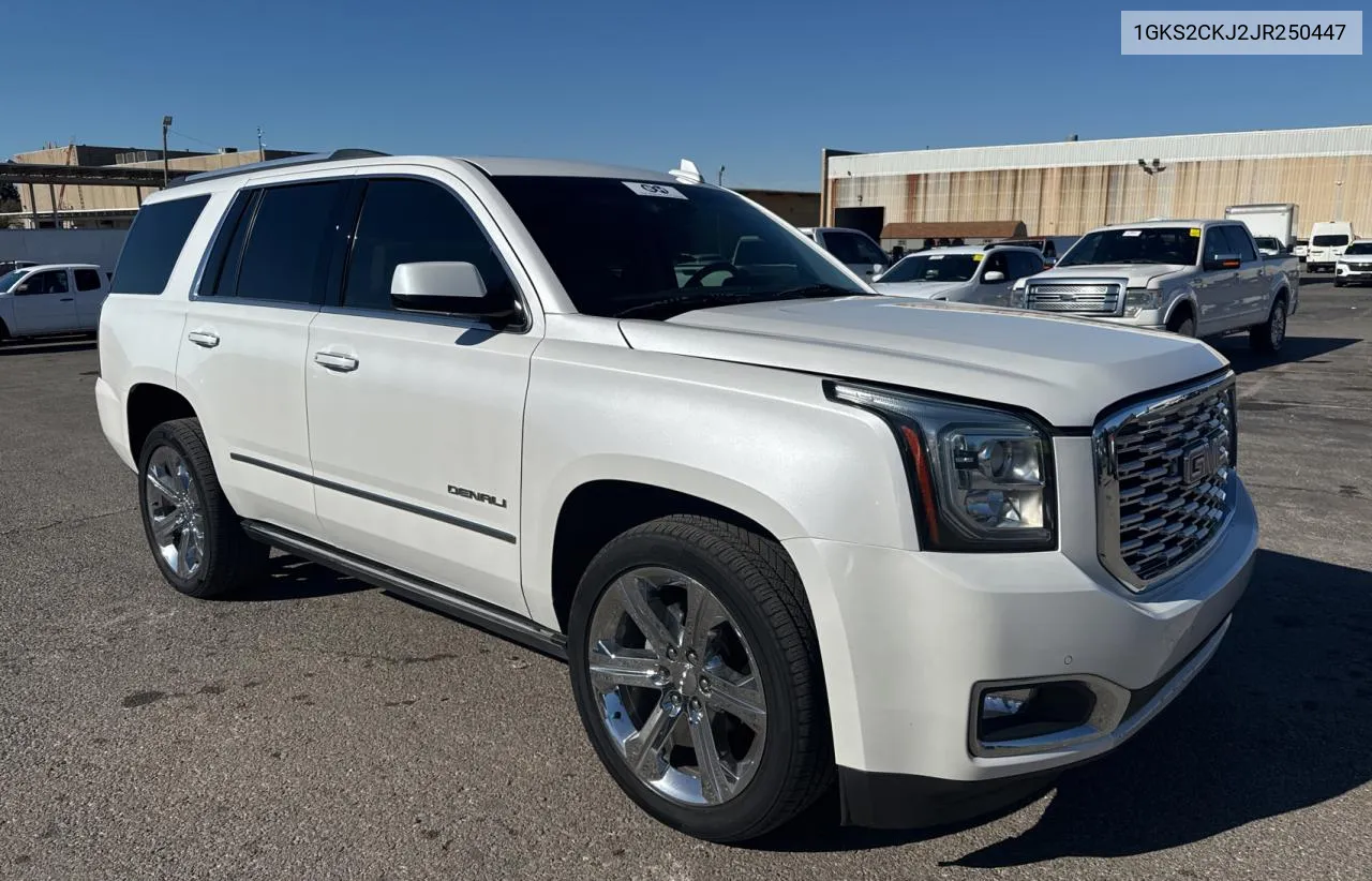 2018 GMC Yukon Denali VIN: 1GKS2CKJ2JR250447 Lot: 79908494