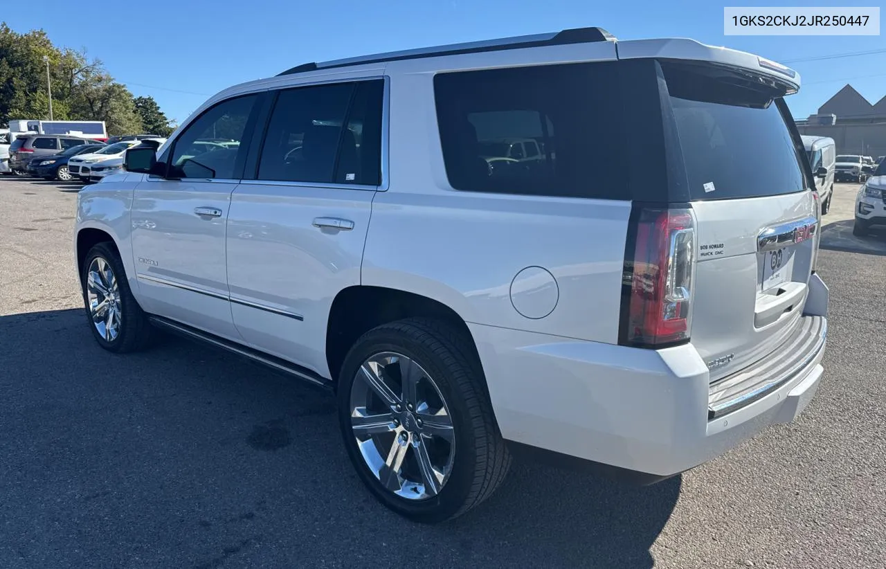 2018 GMC Yukon Denali VIN: 1GKS2CKJ2JR250447 Lot: 79908494