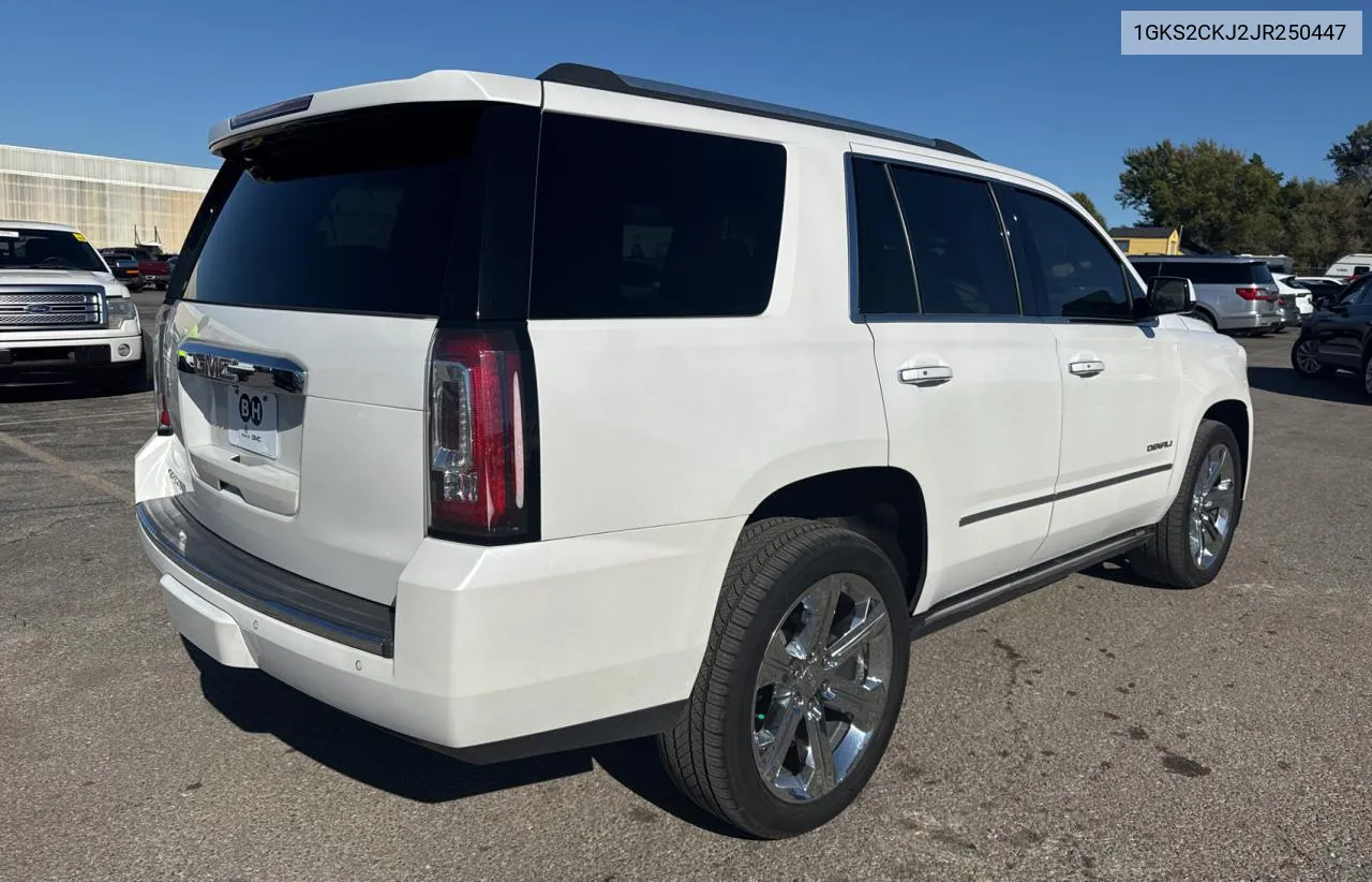 2018 GMC Yukon Denali VIN: 1GKS2CKJ2JR250447 Lot: 79908494