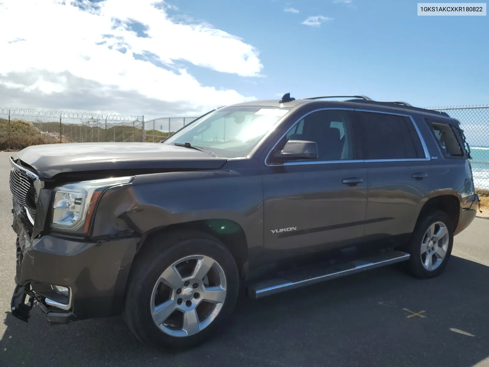 1GKS1AKCXKR180822 2019 GMC Yukon Sle