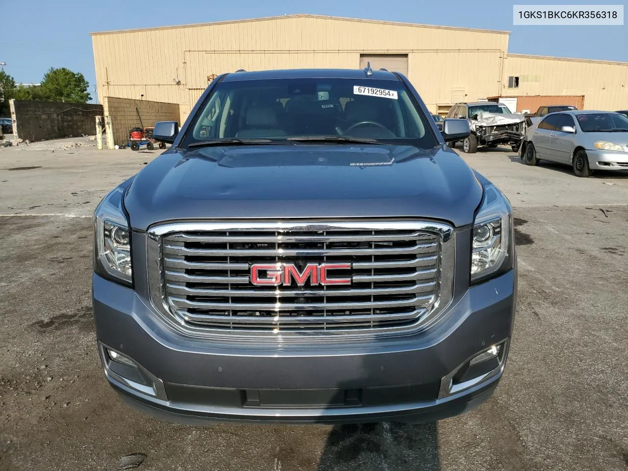 2019 GMC Yukon Slt VIN: 1GKS1BKC6KR356318 Lot: 67192954