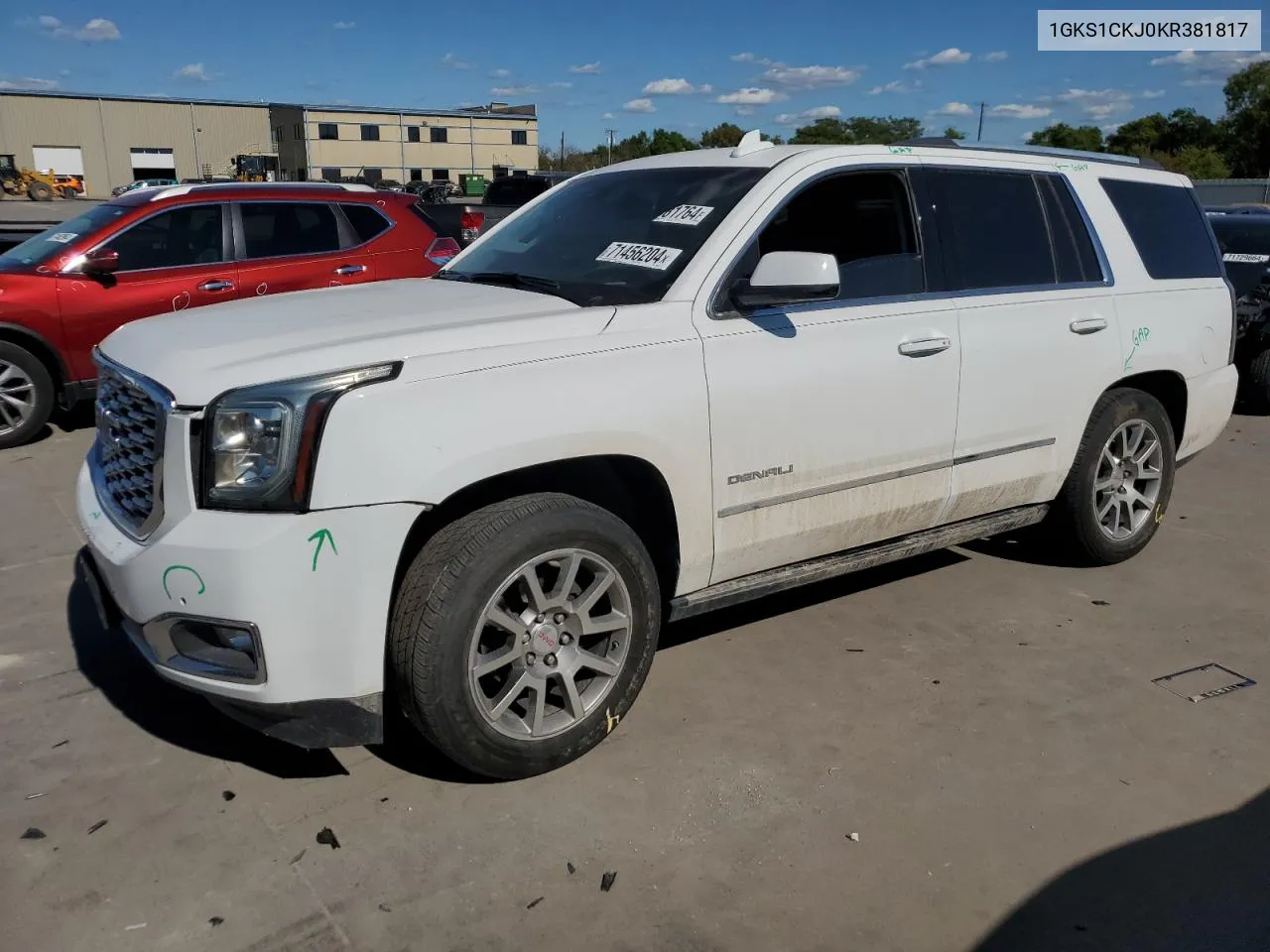 2019 GMC Yukon Denali VIN: 1GKS1CKJ0KR381817 Lot: 71456204