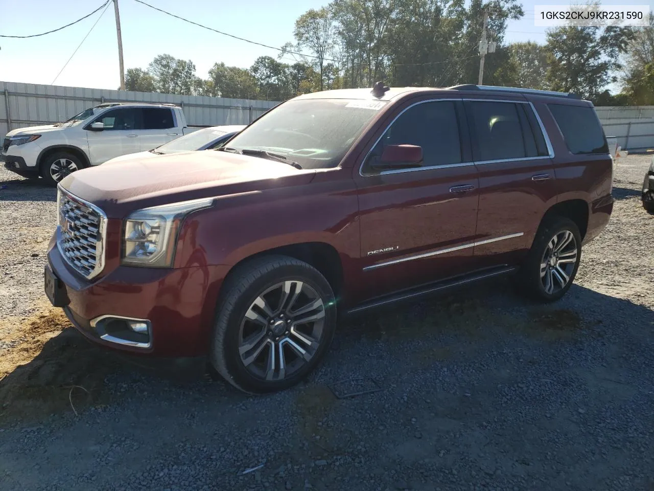 1GKS2CKJ9KR231590 2019 GMC Yukon Denali