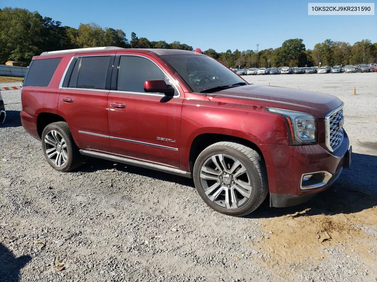 1GKS2CKJ9KR231590 2019 GMC Yukon Denali