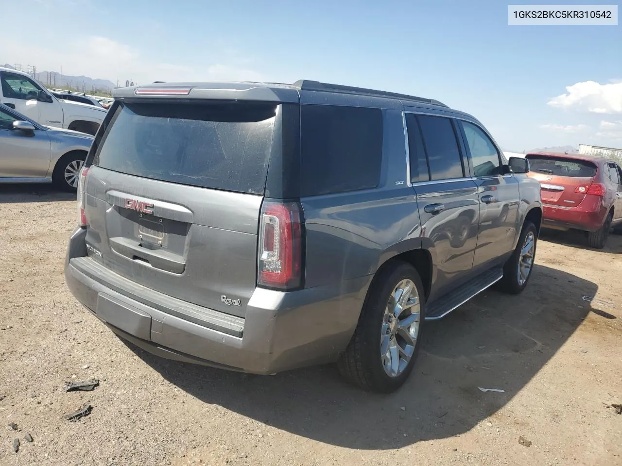 2019 GMC Yukon Slt VIN: 1GKS2BKC5KR310542 Lot: 75235994