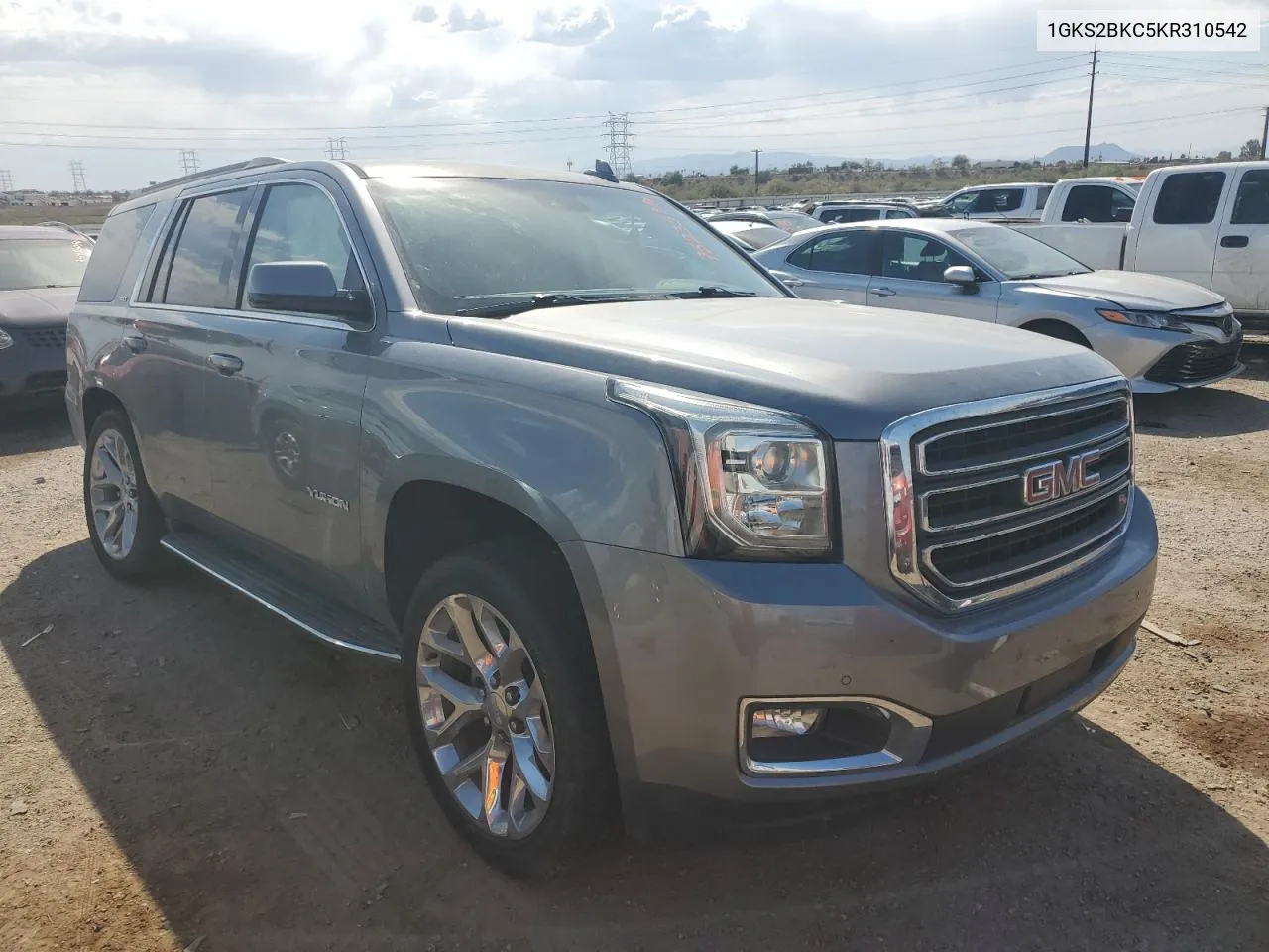 2019 GMC Yukon Slt VIN: 1GKS2BKC5KR310542 Lot: 75235994