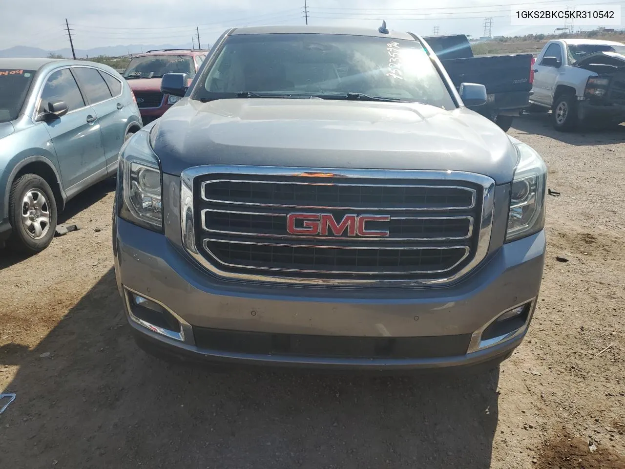 2019 GMC Yukon Slt VIN: 1GKS2BKC5KR310542 Lot: 75235994