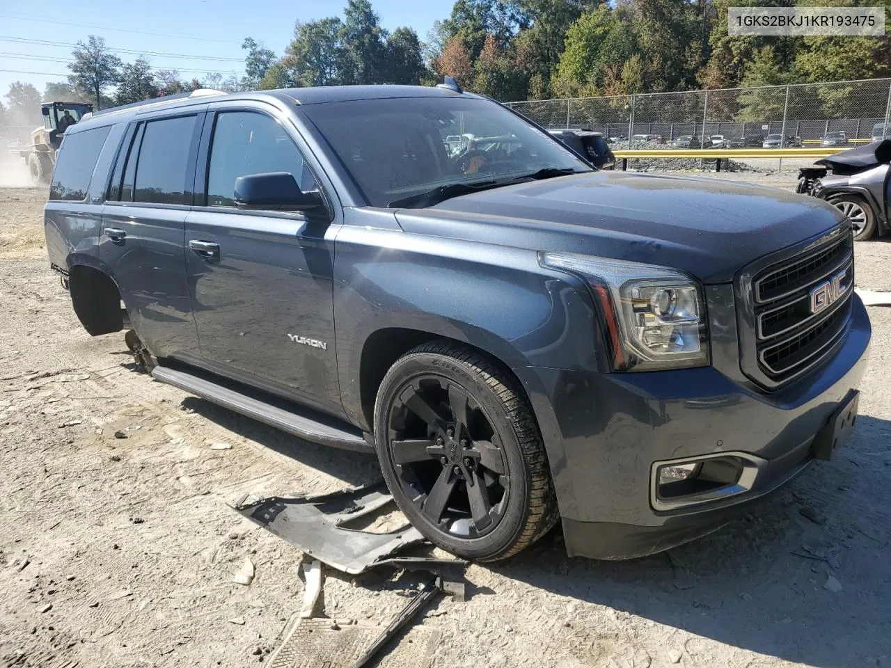 1GKS2BKJ1KR193475 2019 GMC Yukon Slt