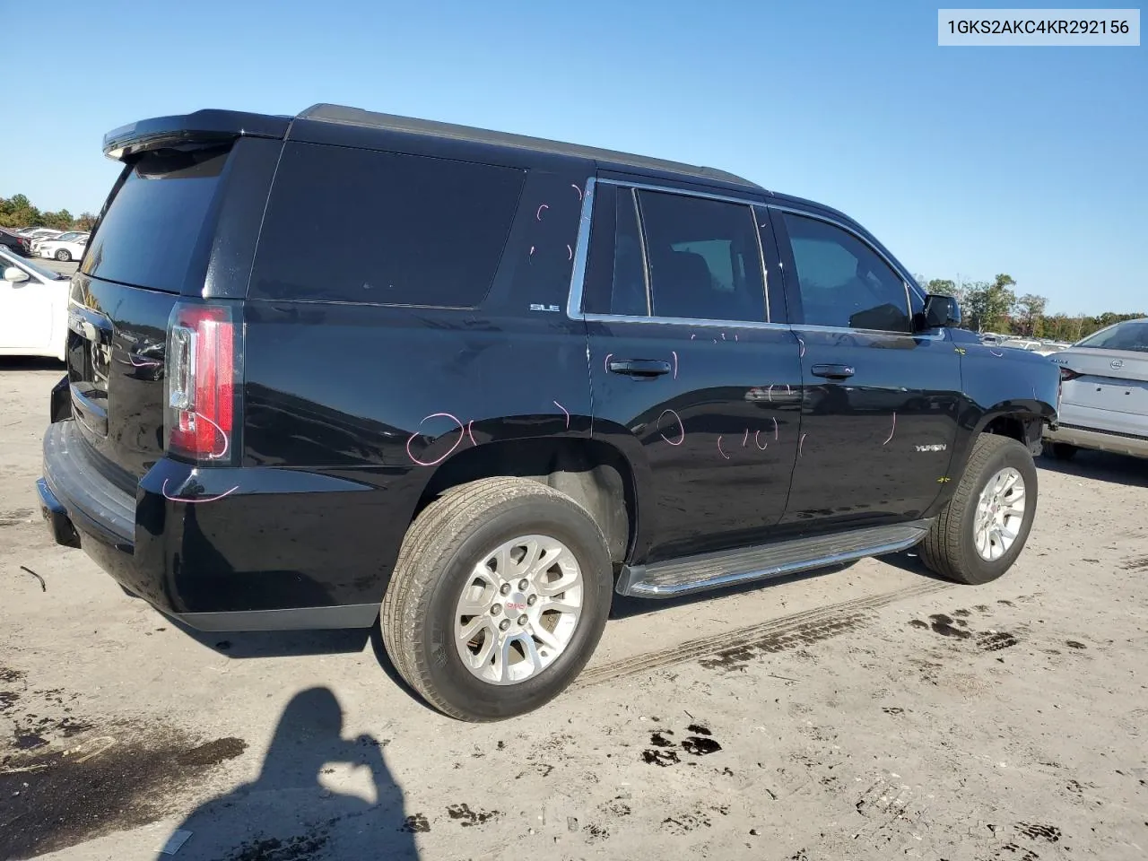 2019 GMC Yukon Sle VIN: 1GKS2AKC4KR292156 Lot: 76469494