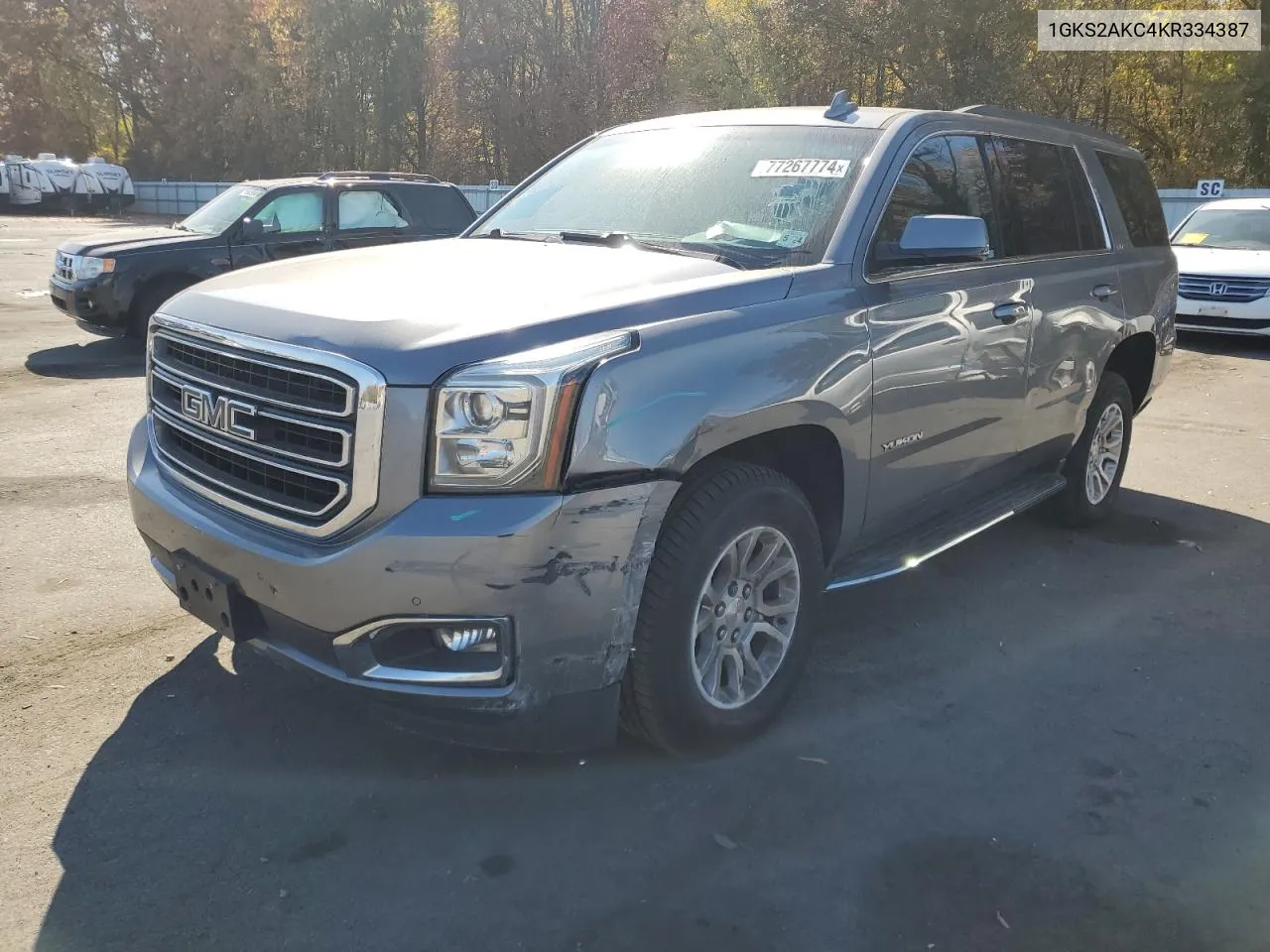 2019 GMC Yukon Sle VIN: 1GKS2AKC4KR334387 Lot: 77267774