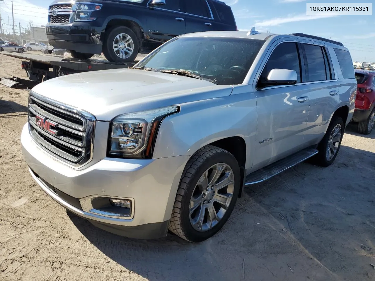 2019 GMC Yukon Sle VIN: 1GKS1AKC7KR115331 Lot: 77385104