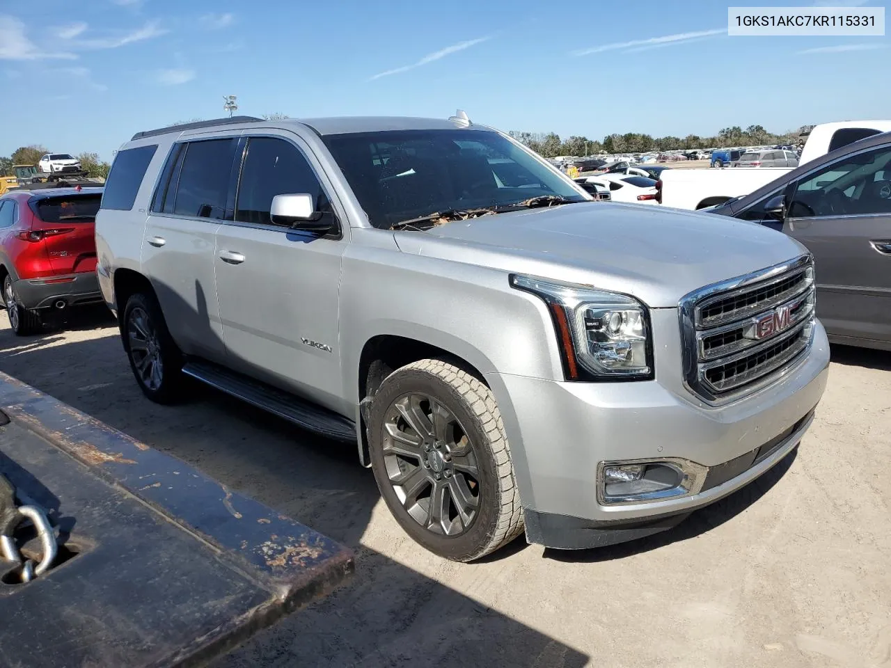 2019 GMC Yukon Sle VIN: 1GKS1AKC7KR115331 Lot: 77385104