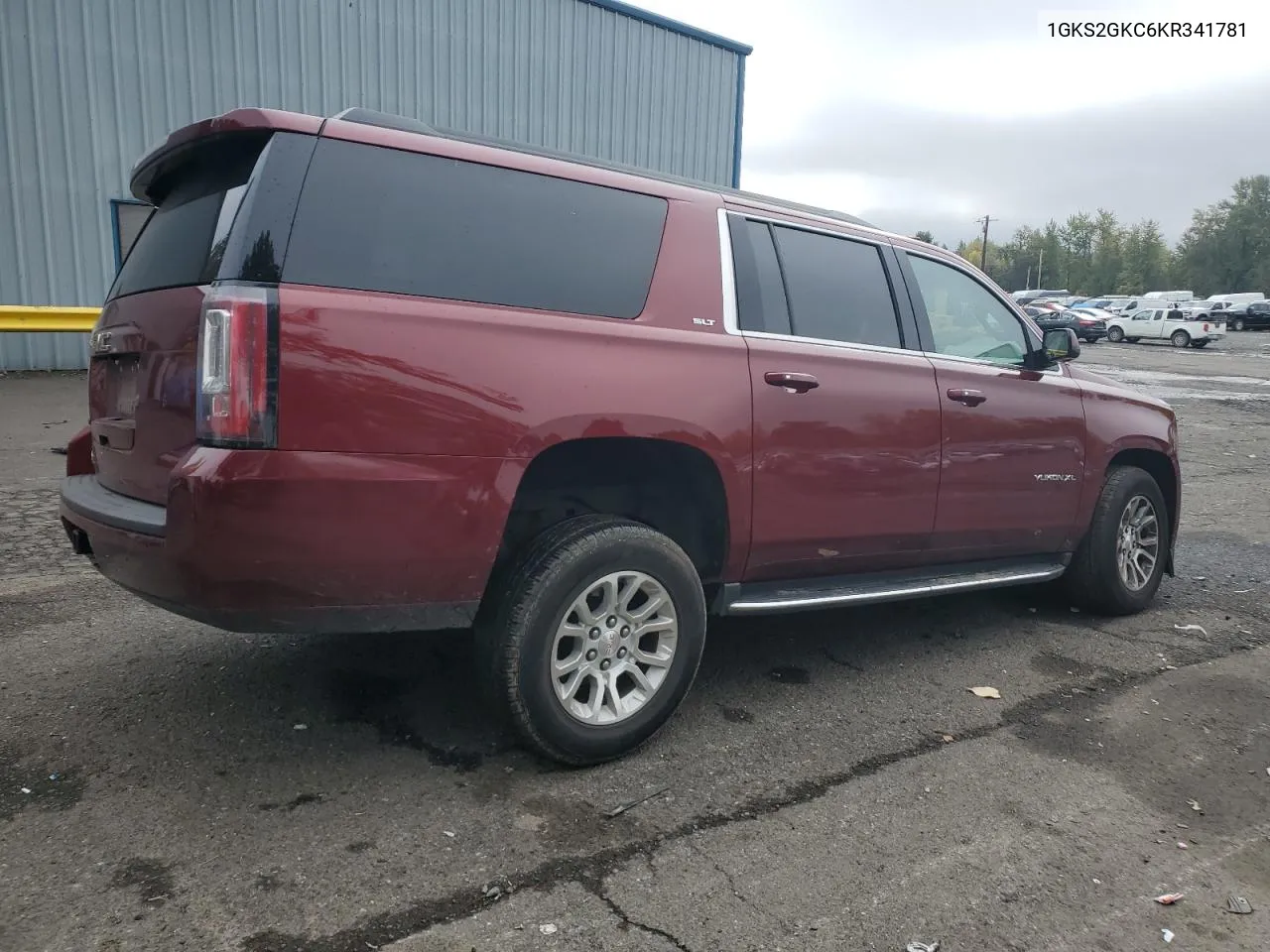 2019 GMC Yukon Xl K1500 Slt VIN: 1GKS2GKC6KR341781 Lot: 77468734