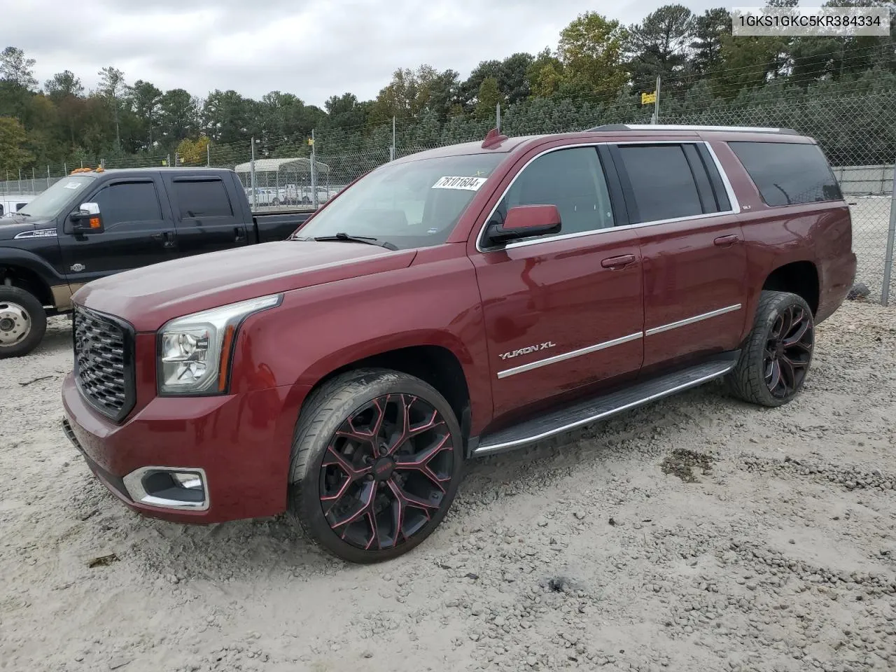 2019 GMC Yukon Xl C1500 Slt VIN: 1GKS1GKC5KR384334 Lot: 78101604