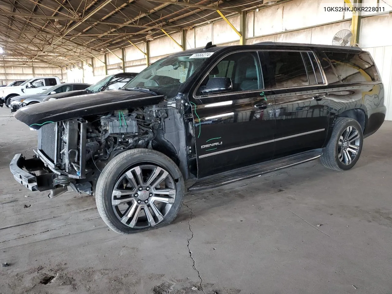 2019 GMC Yukon Xl Denali VIN: 1GKS2HKJ0KR228011 Lot: 78666274