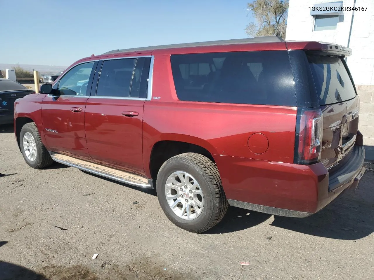 2019 GMC Yukon Xl K1500 Slt VIN: 1GKS2GKC2KR346167 Lot: 79496764