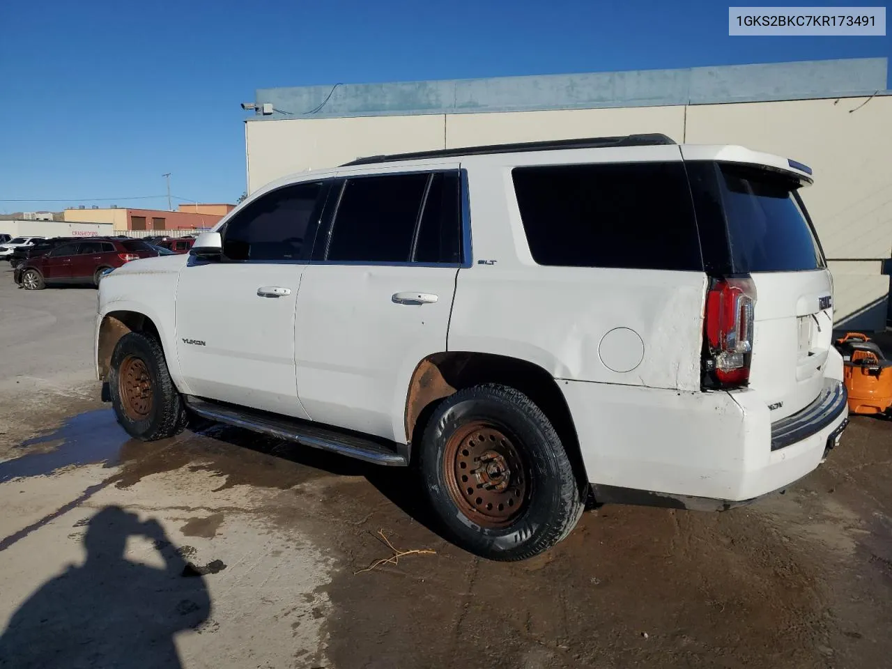 2019 GMC Yukon Slt VIN: 1GKS2BKC7KR173491 Lot: 79570704