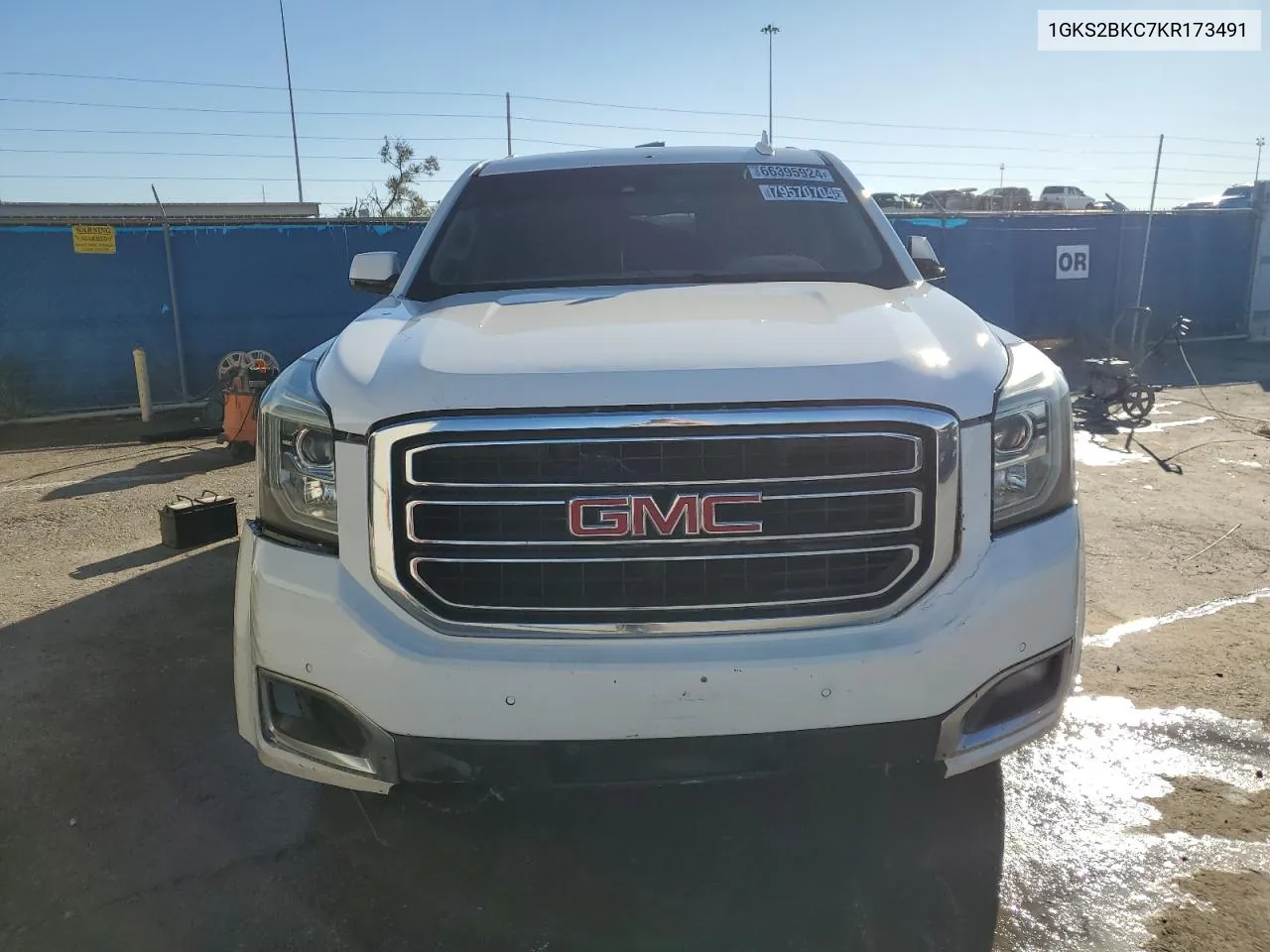 2019 GMC Yukon Slt VIN: 1GKS2BKC7KR173491 Lot: 79570704