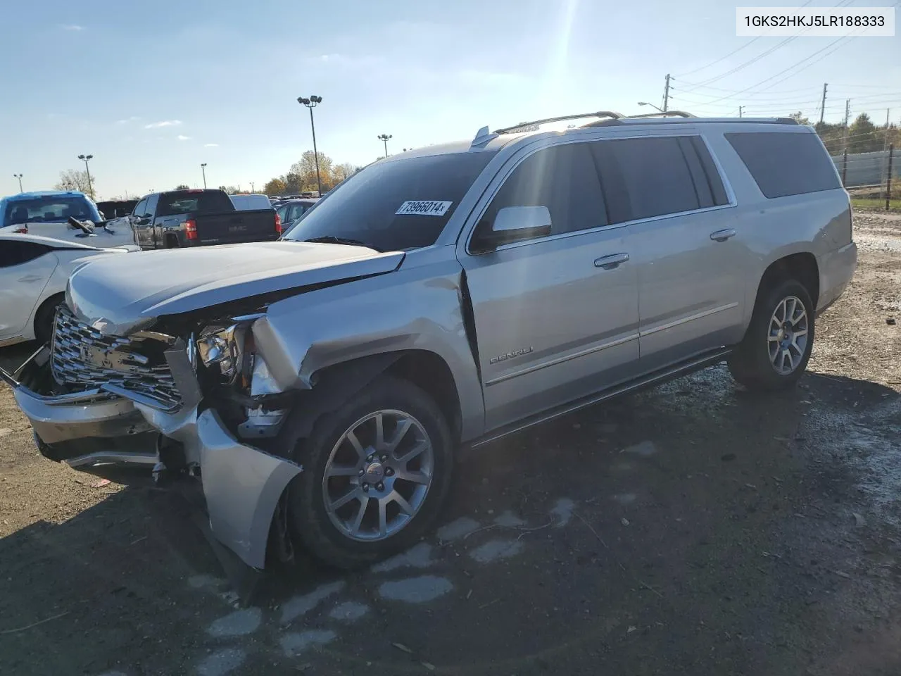 2020 GMC Yukon Xl Denali VIN: 1GKS2HKJ5LR188333 Lot: 73966014