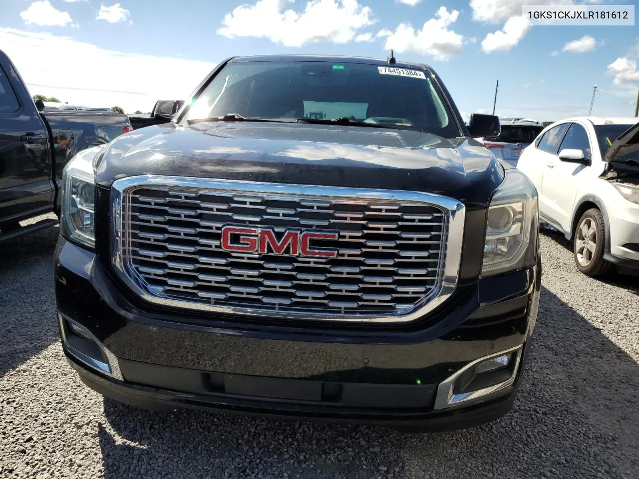 2020 GMC Yukon Denali VIN: 1GKS1CKJXLR181612 Lot: 74451364