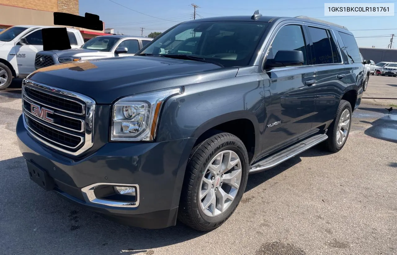 2020 GMC Yukon Slt VIN: 1GKS1BKC0LR181761 Lot: 76533964