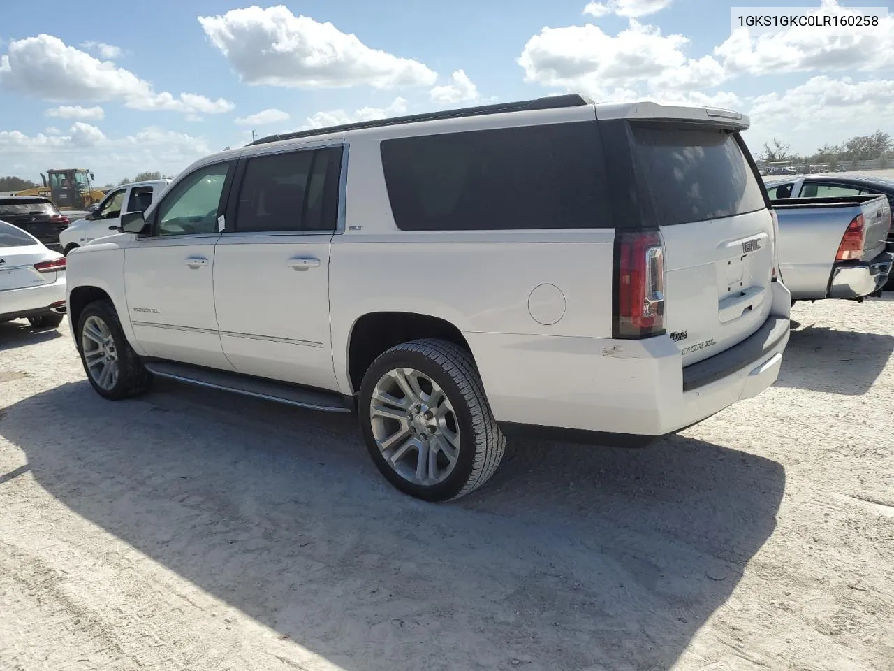 2020 GMC Yukon Xl C1500 Slt VIN: 1GKS1GKC0LR160258 Lot: 76796114