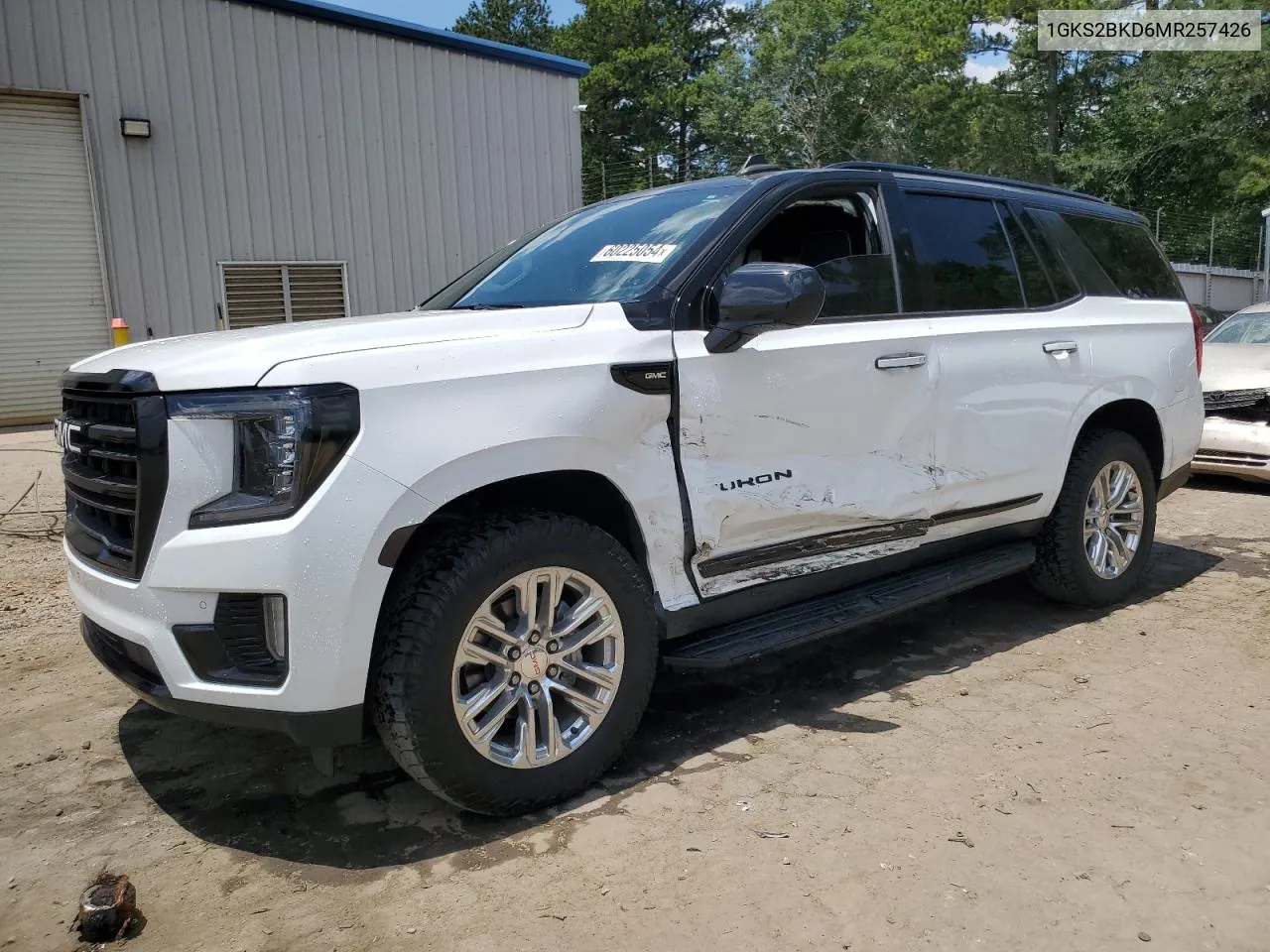 2021 GMC Yukon Slt VIN: 1GKS2BKD6MR257426 Lot: 60225054