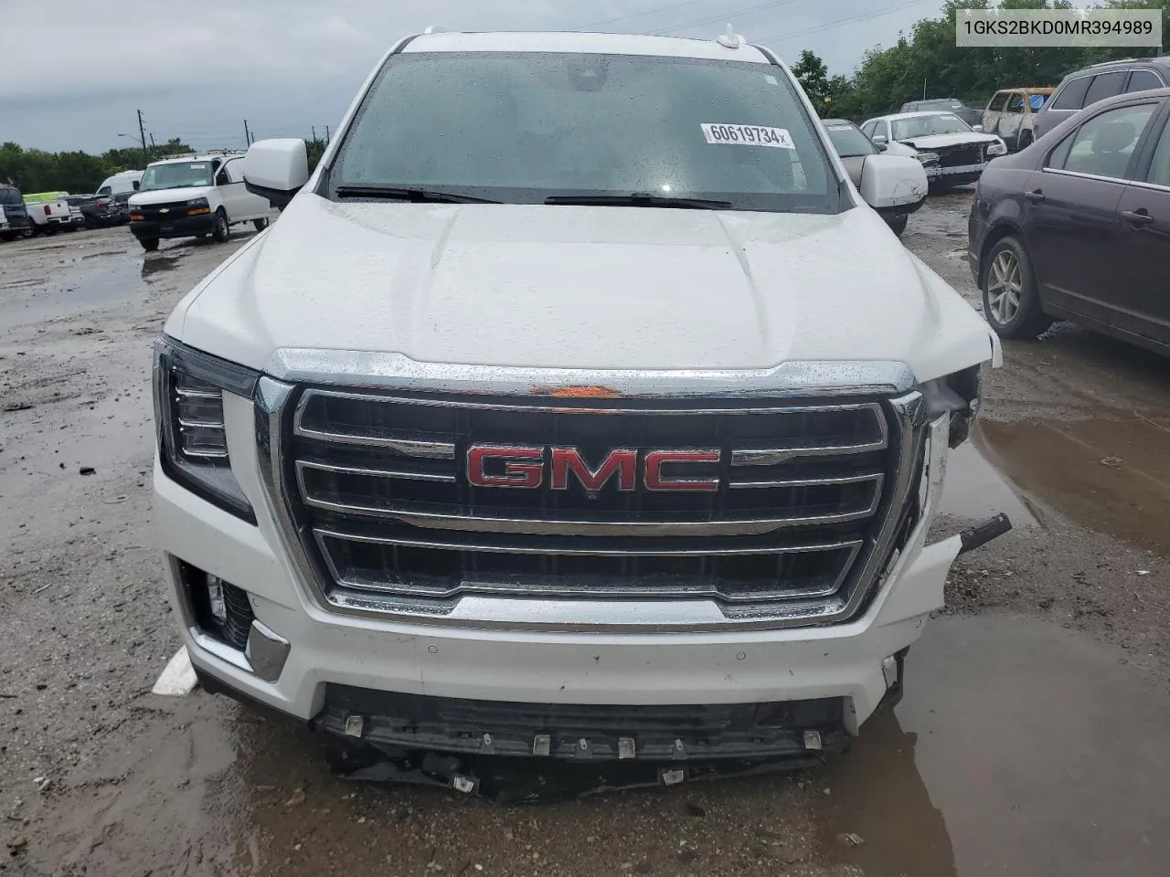 2021 GMC Yukon Slt VIN: 1GKS2BKD0MR394989 Lot: 60619734