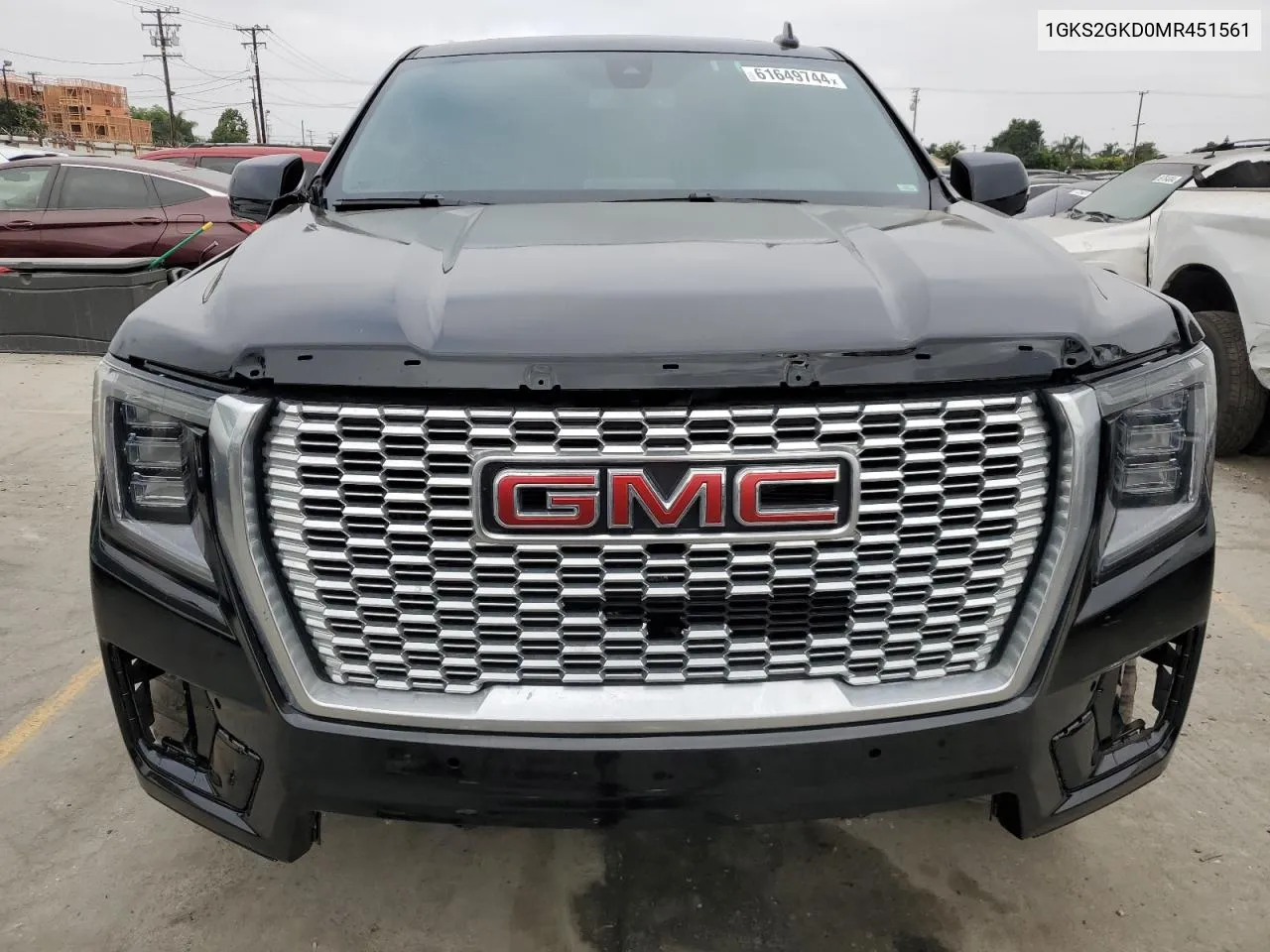 2021 GMC Yukon Xl K1500 Slt VIN: 1GKS2GKD0MR451561 Lot: 61649744