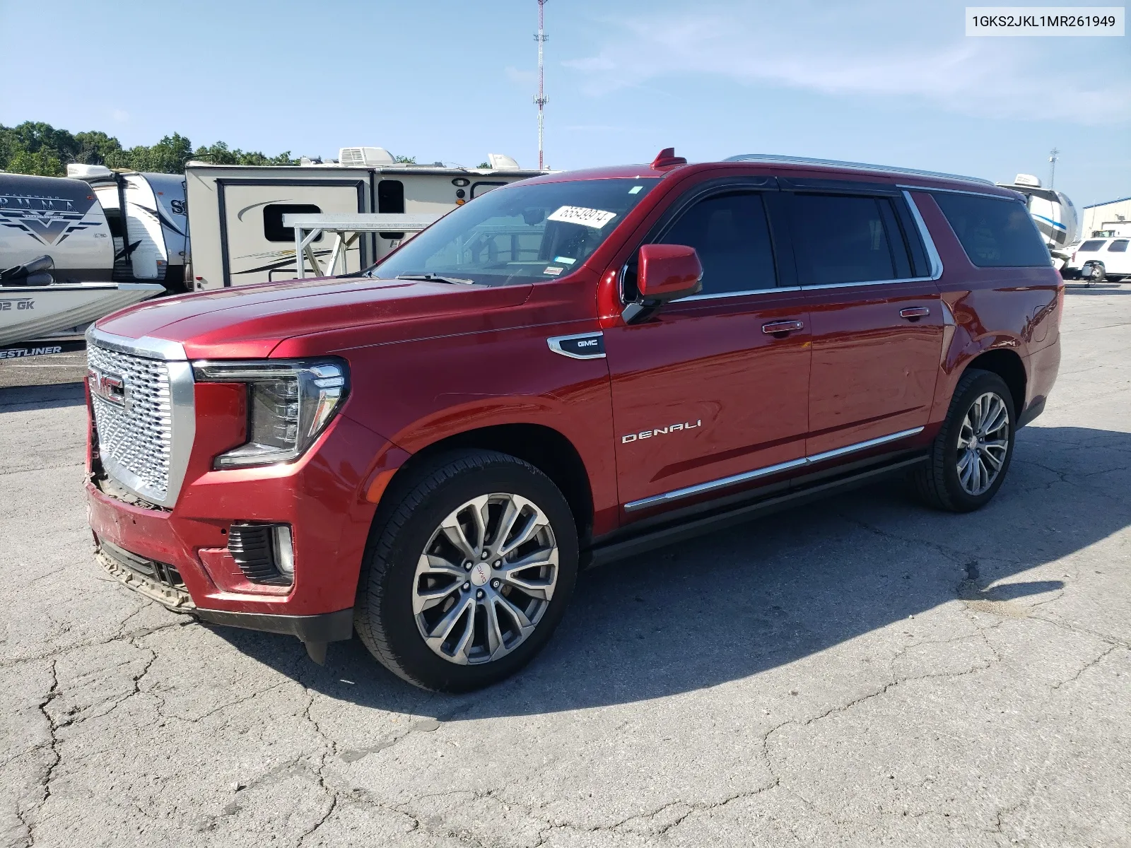 2021 GMC Yukon Xl Denali VIN: 1GKS2JKL1MR261949 Lot: 65549914