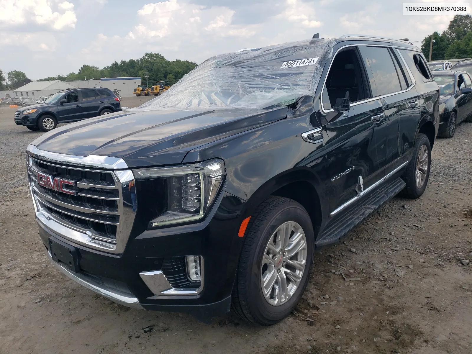 2021 GMC Yukon Slt VIN: 1GKS2BKD8MR370388 Lot: 65611474