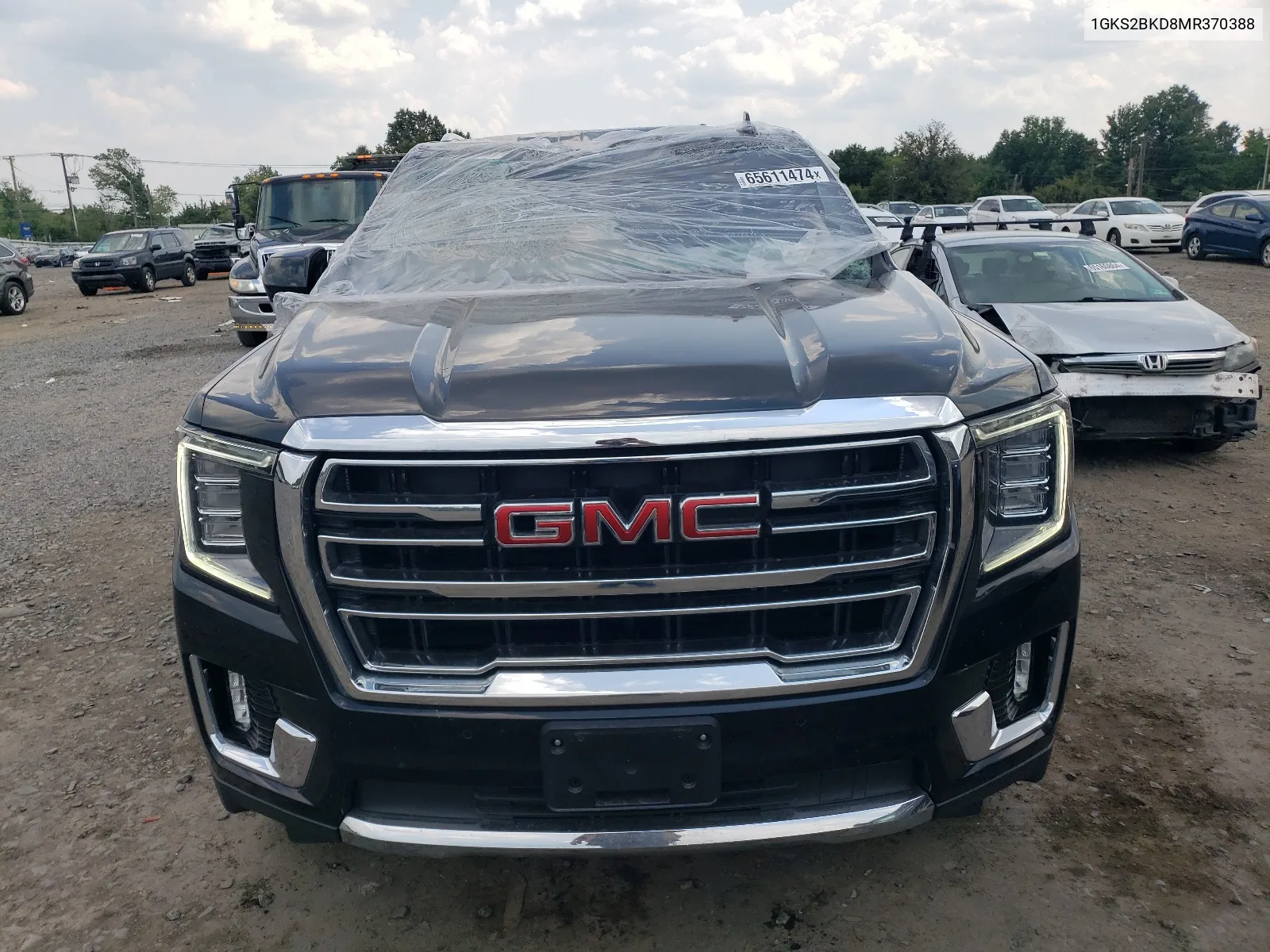 2021 GMC Yukon Slt VIN: 1GKS2BKD8MR370388 Lot: 65611474