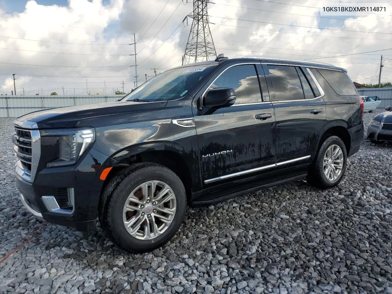 2021 GMC Yukon Slt VIN: 1GKS1BKDXMR114871 Lot: 71885854