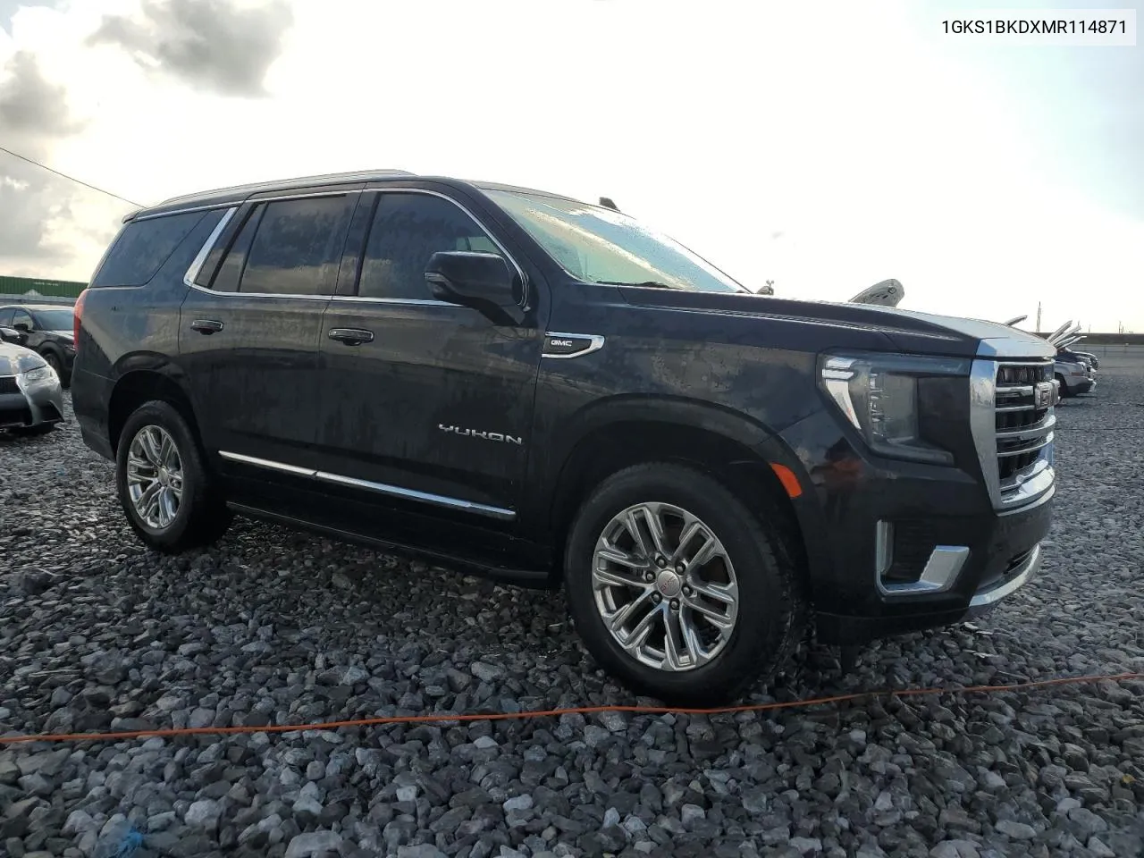 2021 GMC Yukon Slt VIN: 1GKS1BKDXMR114871 Lot: 71885854