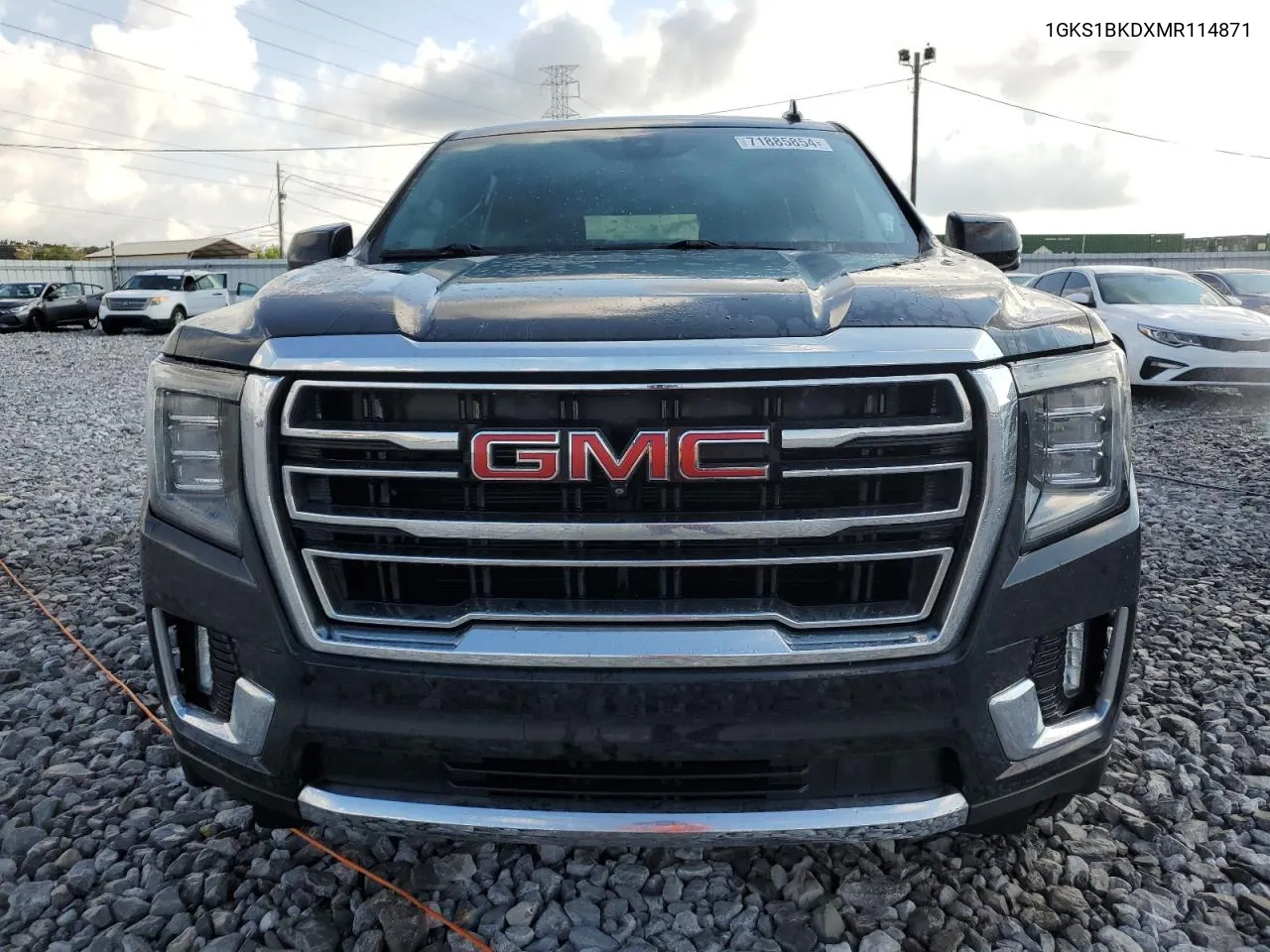 2021 GMC Yukon Slt VIN: 1GKS1BKDXMR114871 Lot: 71885854