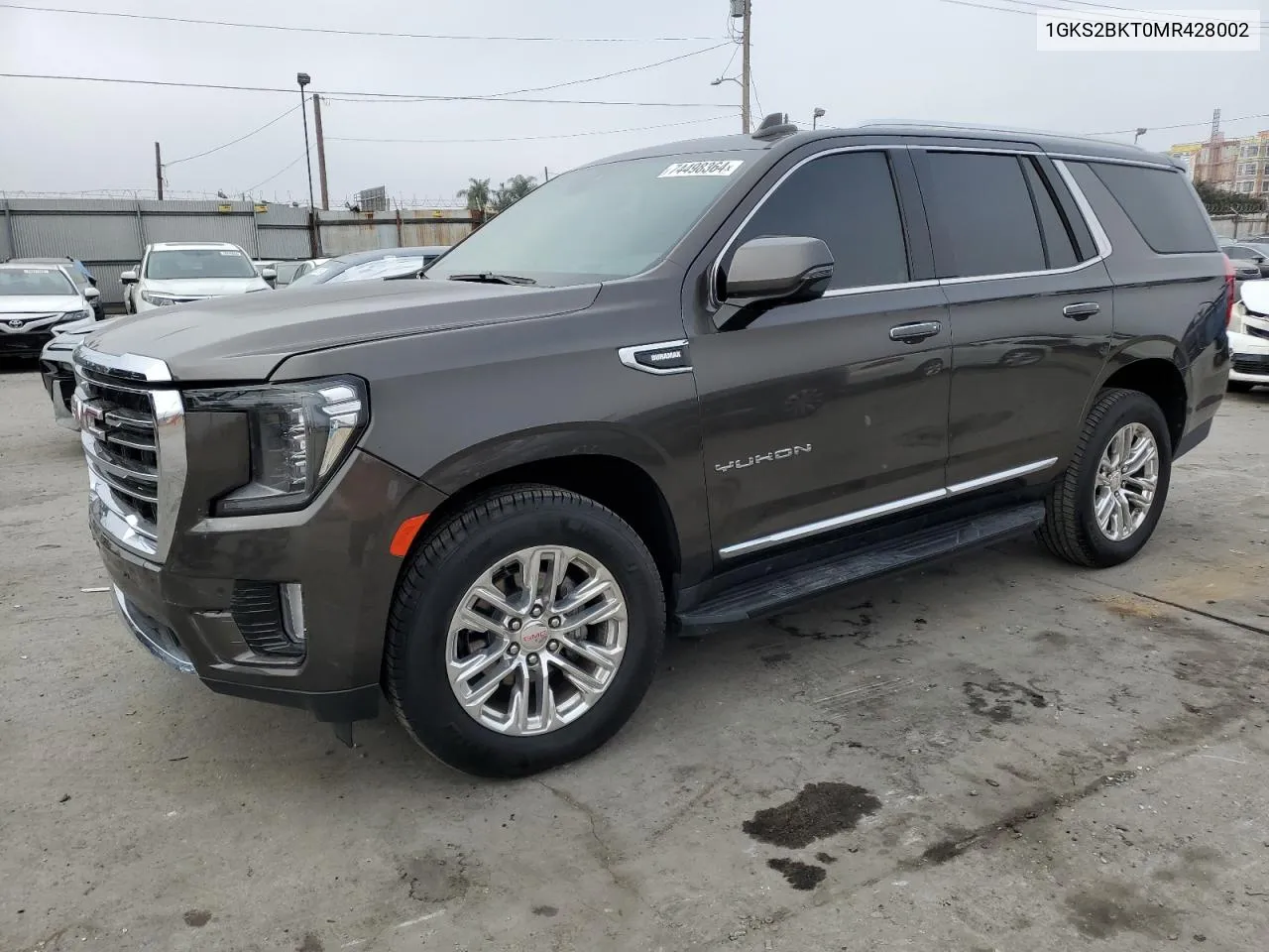 2021 GMC Yukon Slt VIN: 1GKS2BKT0MR428002 Lot: 74498364